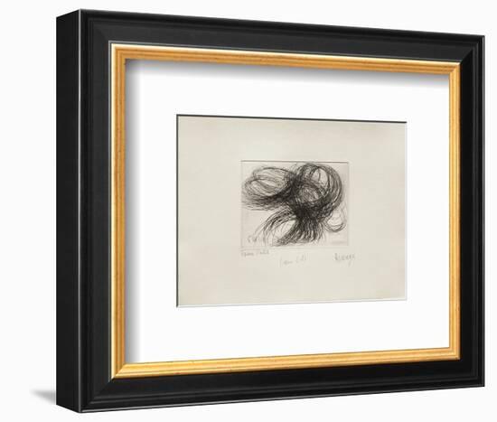 Coeurs Dete-Jean Messagier-Framed Limited Edition