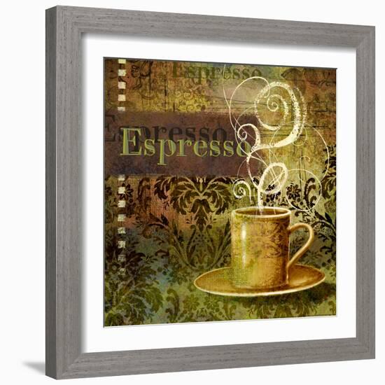 Coffee 3 Espresso-Viv Eisner-Framed Art Print