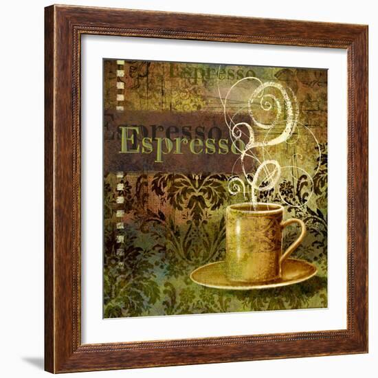 Coffee 3 Espresso-Viv Eisner-Framed Art Print