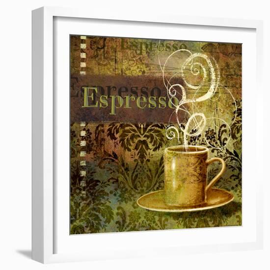 Coffee 3 Espresso-Viv Eisner-Framed Art Print