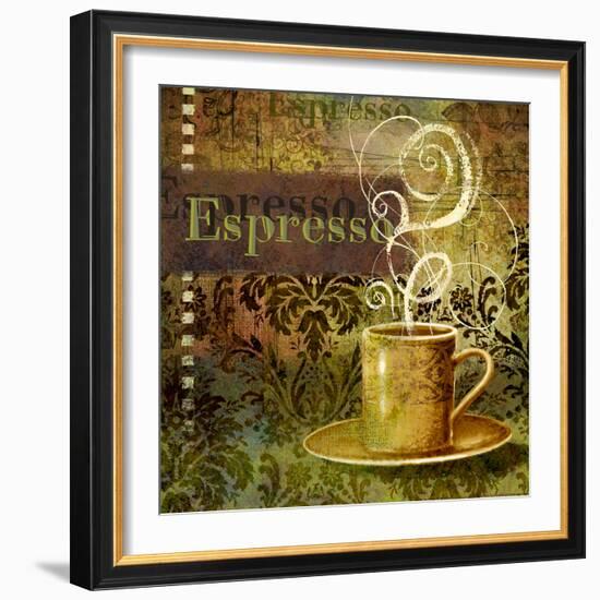 Coffee 3 Espresso-Viv Eisner-Framed Art Print