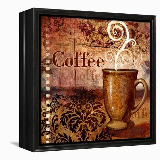 Coffee 4 Coffee-Viv Eisner-Framed Stretched Canvas