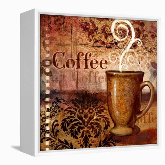 Coffee 4 Coffee-Viv Eisner-Framed Stretched Canvas