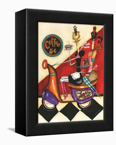 Coffee 5-Cents-Jennifer Garant-Framed Premier Image Canvas