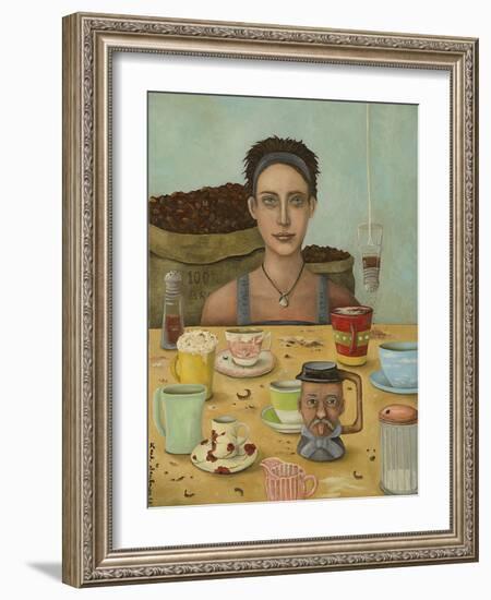 Coffee Addict-Leah Saulnier-Framed Giclee Print