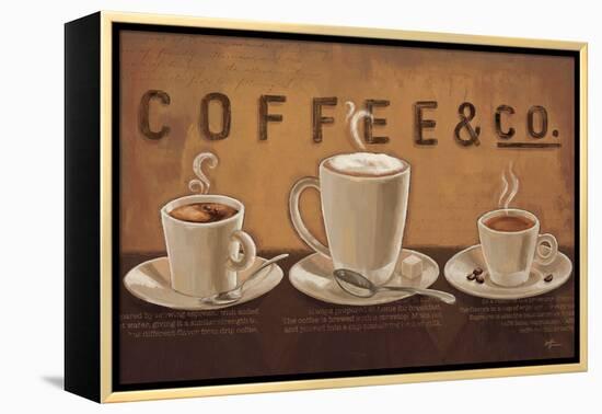 Coffee and Co VI-Janelle Penner-Framed Stretched Canvas