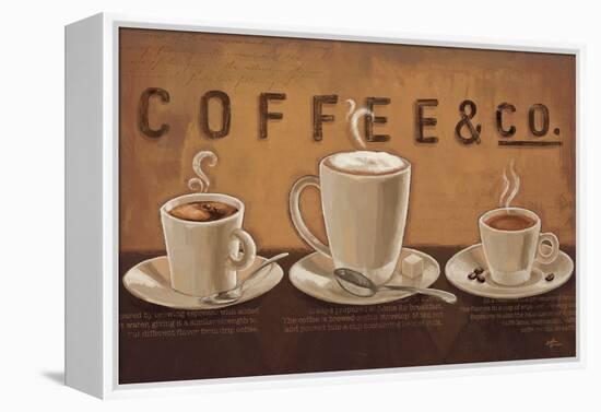 Coffee and Co VI-Janelle Penner-Framed Stretched Canvas