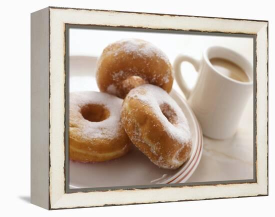 Coffee And Doughnuts-Erika Craddock-Framed Premier Image Canvas