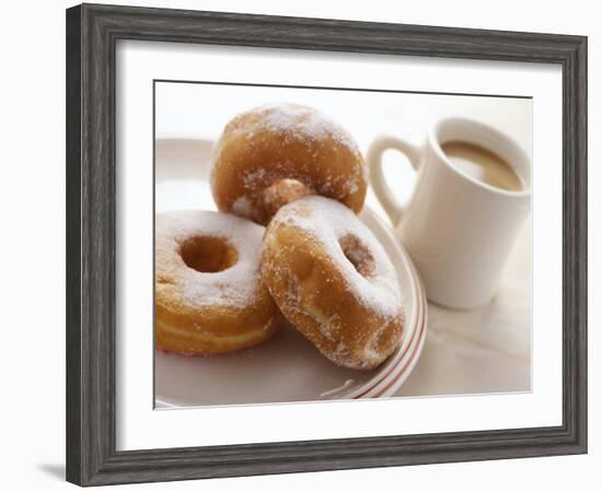 Coffee And Doughnuts-Erika Craddock-Framed Photographic Print