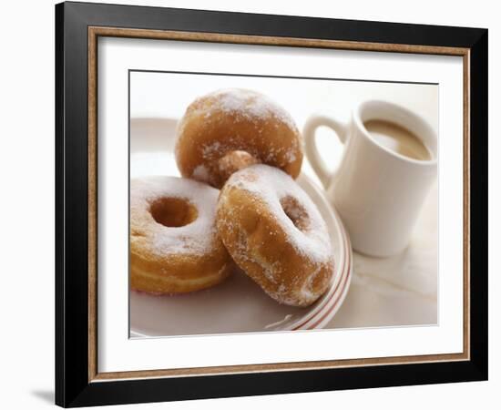 Coffee And Doughnuts-Erika Craddock-Framed Photographic Print