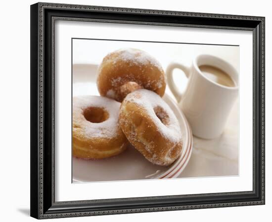 Coffee And Doughnuts-Erika Craddock-Framed Photographic Print