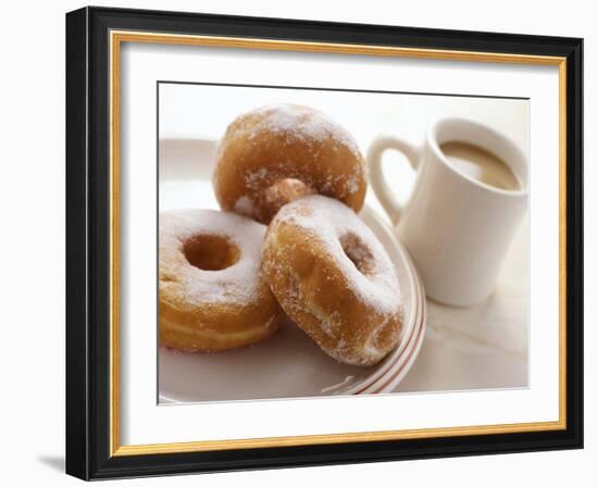 Coffee And Doughnuts-Erika Craddock-Framed Photographic Print