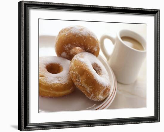 Coffee And Doughnuts-Erika Craddock-Framed Photographic Print