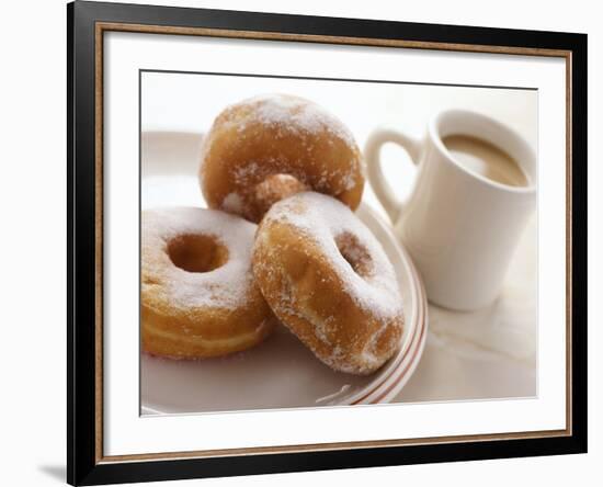 Coffee And Doughnuts-Erika Craddock-Framed Photographic Print