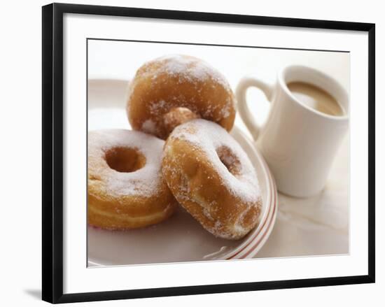 Coffee And Doughnuts-Erika Craddock-Framed Photographic Print