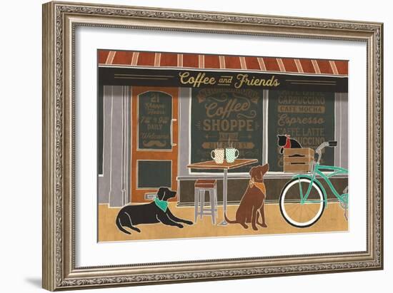 Coffee and Friends I-Veronique Charron-Framed Art Print