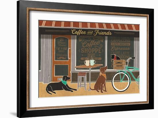 Coffee and Friends I-Veronique Charron-Framed Art Print