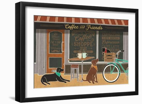 Coffee and Friends I-Veronique Charron-Framed Art Print