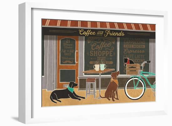 Coffee and Friends I-Veronique Charron-Framed Art Print