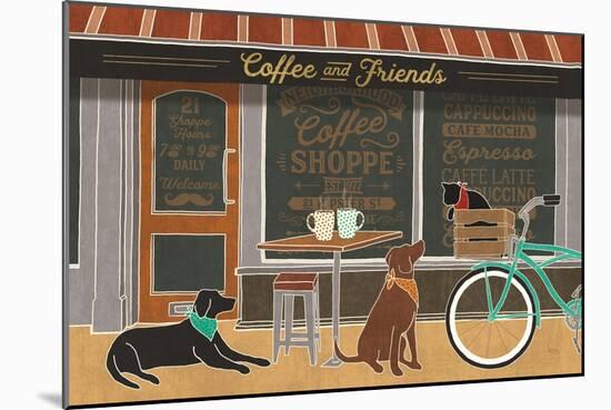 Coffee and Friends I-Veronique Charron-Mounted Art Print