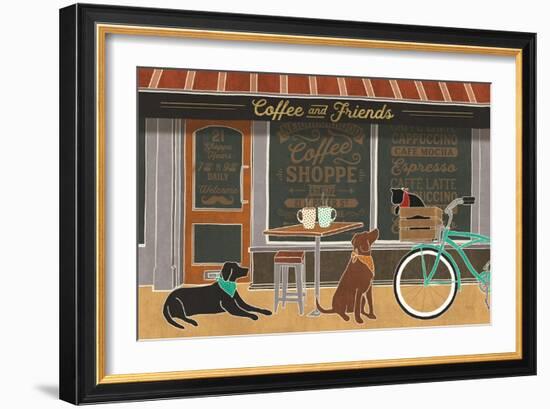 Coffee and Friends I-Veronique Charron-Framed Art Print