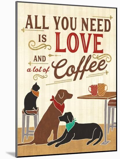 Coffee and Friends III-Veronique Charron-Mounted Art Print