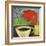 Coffee and Red Bird-Tim Nyberg-Framed Premium Giclee Print