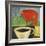 Coffee and Red Bird-Tim Nyberg-Framed Premium Giclee Print