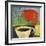 Coffee and Red Bird-Tim Nyberg-Framed Giclee Print