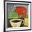 Coffee and Red Bird-Tim Nyberg-Framed Giclee Print