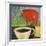 Coffee and Red Bird-Tim Nyberg-Framed Giclee Print