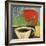 Coffee and Red Bird-Tim Nyberg-Framed Giclee Print