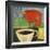 Coffee and Red Bird-Tim Nyberg-Framed Giclee Print