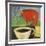 Coffee and Red Bird-Tim Nyberg-Framed Giclee Print