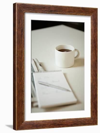 Coffee and Reflections-Karyn Millet-Framed Photographic Print