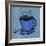 Coffee Art Blue-Herb Dickinson-Framed Photographic Print