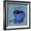 Coffee Art Blue-Herb Dickinson-Framed Photographic Print