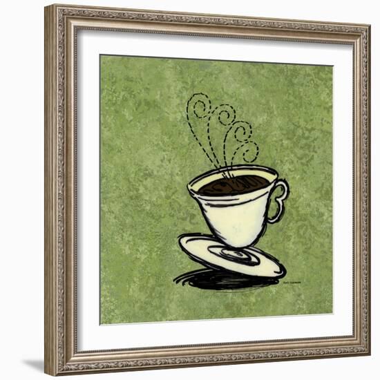 Coffee Art Green-Herb Dickinson-Framed Photographic Print