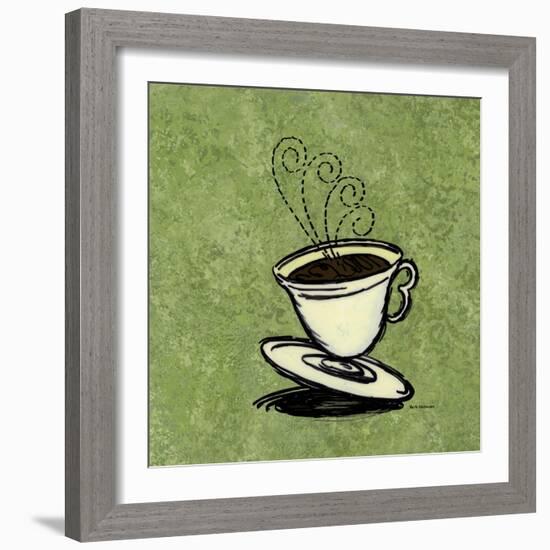 Coffee Art Green-Herb Dickinson-Framed Photographic Print