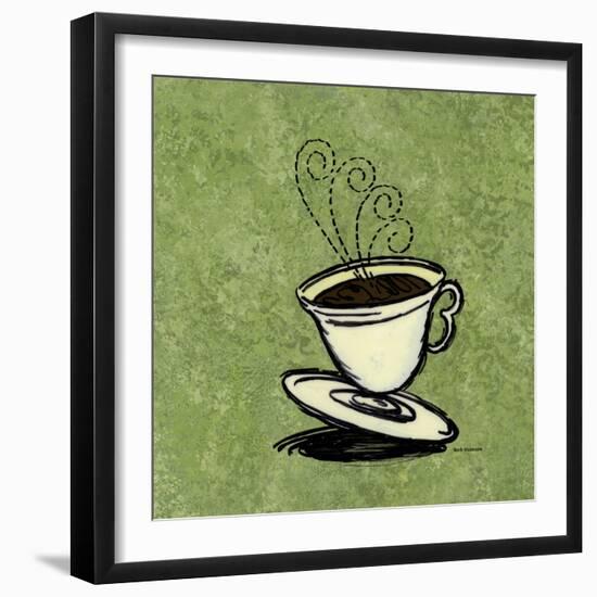 Coffee Art Green-Herb Dickinson-Framed Photographic Print