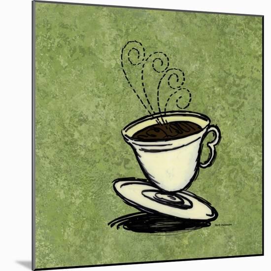 Coffee Art Green-Herb Dickinson-Mounted Photographic Print