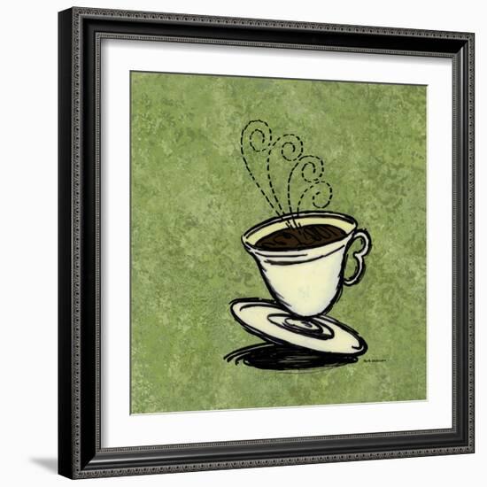 Coffee Art Green-Herb Dickinson-Framed Photographic Print