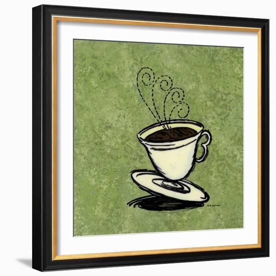 Coffee Art Green-Herb Dickinson-Framed Photographic Print