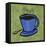 Coffee Art Green-Herb Dickinson-Framed Premier Image Canvas