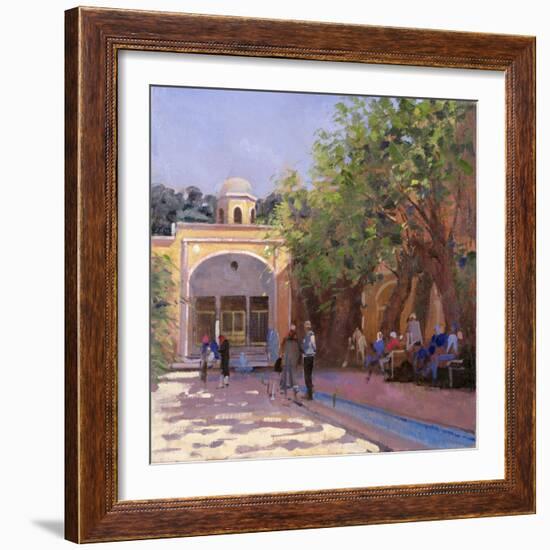 Coffee at Yazd-Bob Brown-Framed Giclee Print