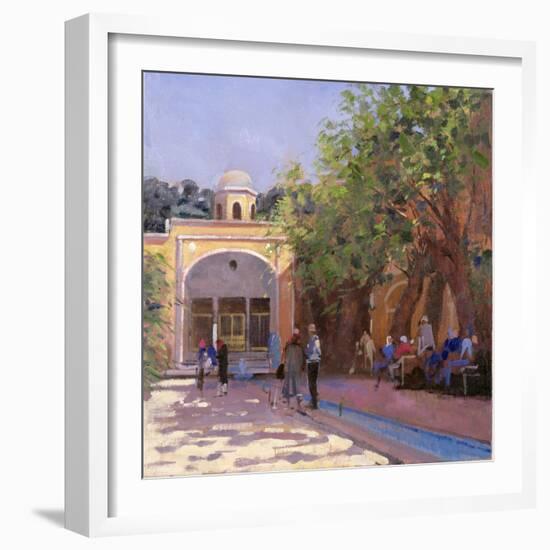 Coffee at Yazd-Bob Brown-Framed Giclee Print