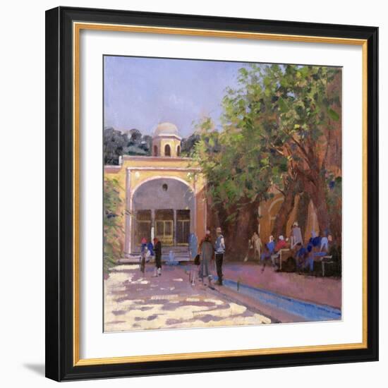 Coffee at Yazd-Bob Brown-Framed Giclee Print