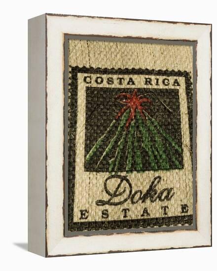 Coffee Bag from the Doka Estate, One of the Main Coffee Growers in Costa Rica, Central America-R H Productions-Framed Premier Image Canvas