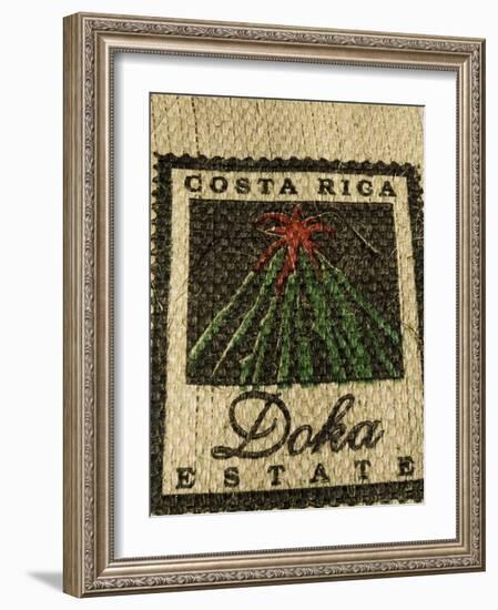 Coffee Bag from the Doka Estate, One of the Main Coffee Growers in Costa Rica, Central America-R H Productions-Framed Photographic Print