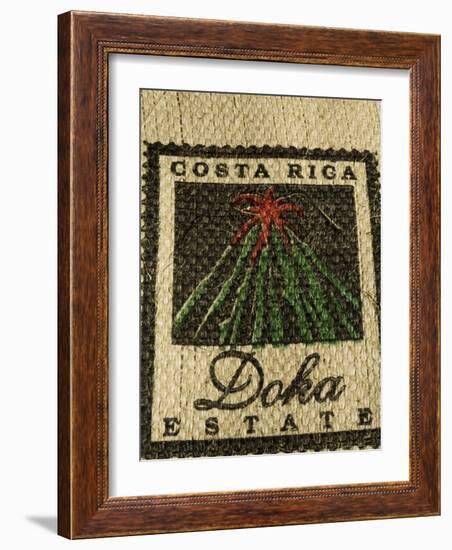 Coffee Bag from the Doka Estate, One of the Main Coffee Growers in Costa Rica, Central America-R H Productions-Framed Photographic Print